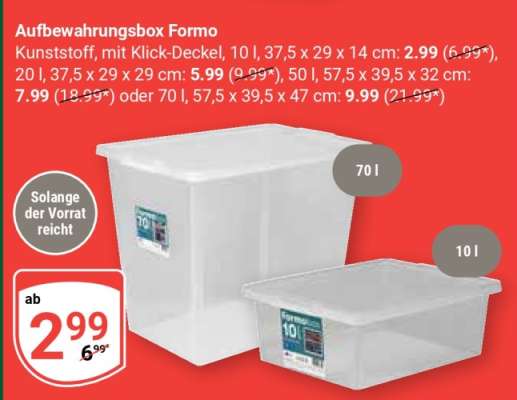 Aufbewahrungsbox Formo