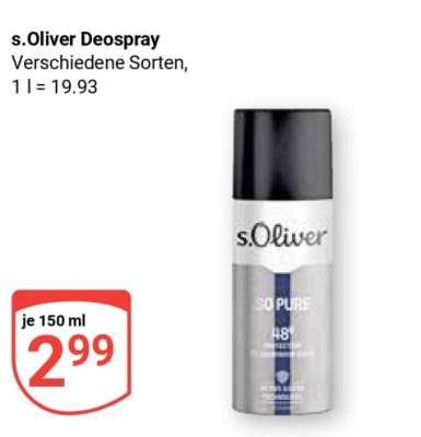 s.Oliver Deospray