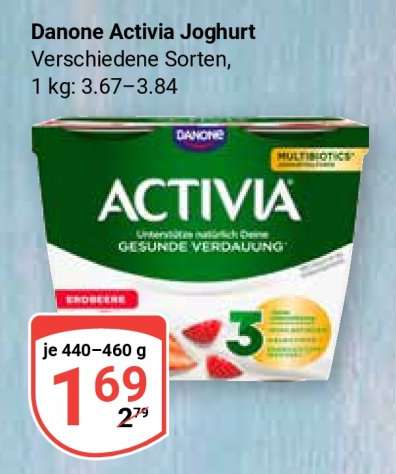 Danone Activia joghurt