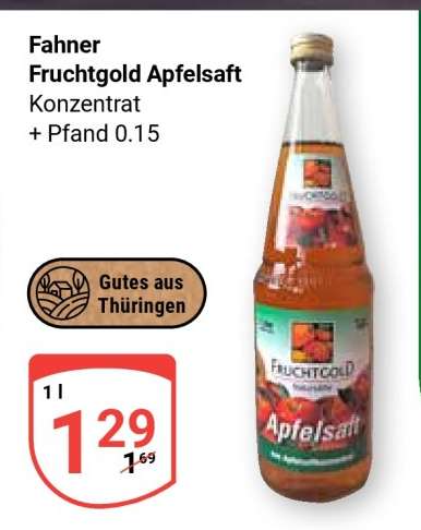 Fahner Fruchtgold Apfelsaft