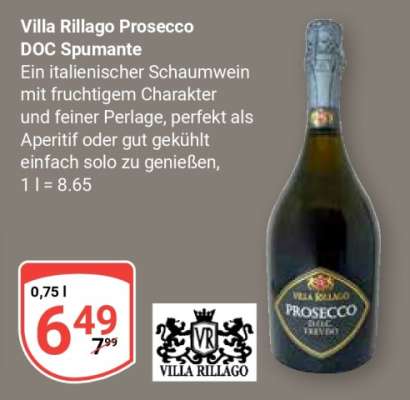 Villa Rillago Prosecco DOC Spumante