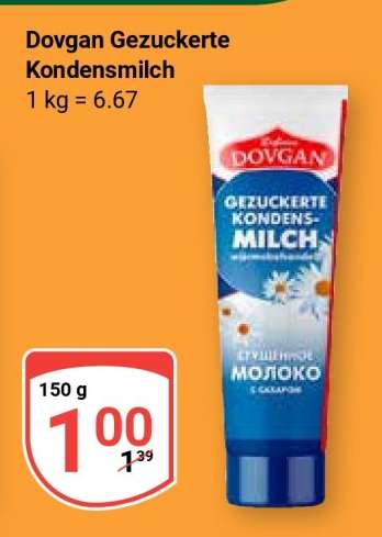 Dovgan Gezuckerte Kondensmilch