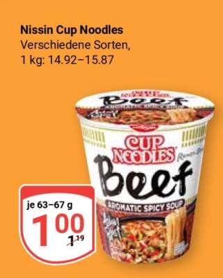 NISSIN Cup Noodles