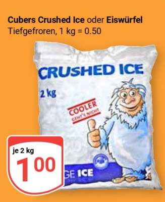 Cubers Crushed Ice oder Eiswürfel