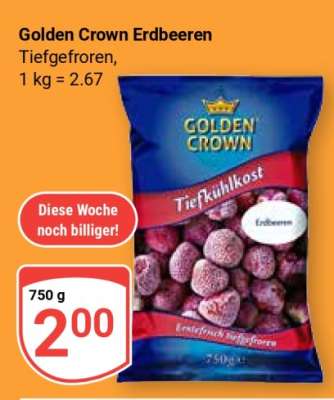Golden Crown Erdbeeren