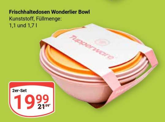 Frischhaltedosen Wonderlier Bowl