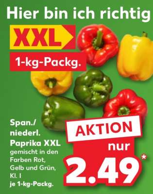 Span./niederl. Paprika XXL