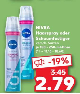 NIVEA Haarspray oder Schaumfestiger