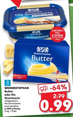 WEIHENSTEPHAN Butter oder Die Streichzarte