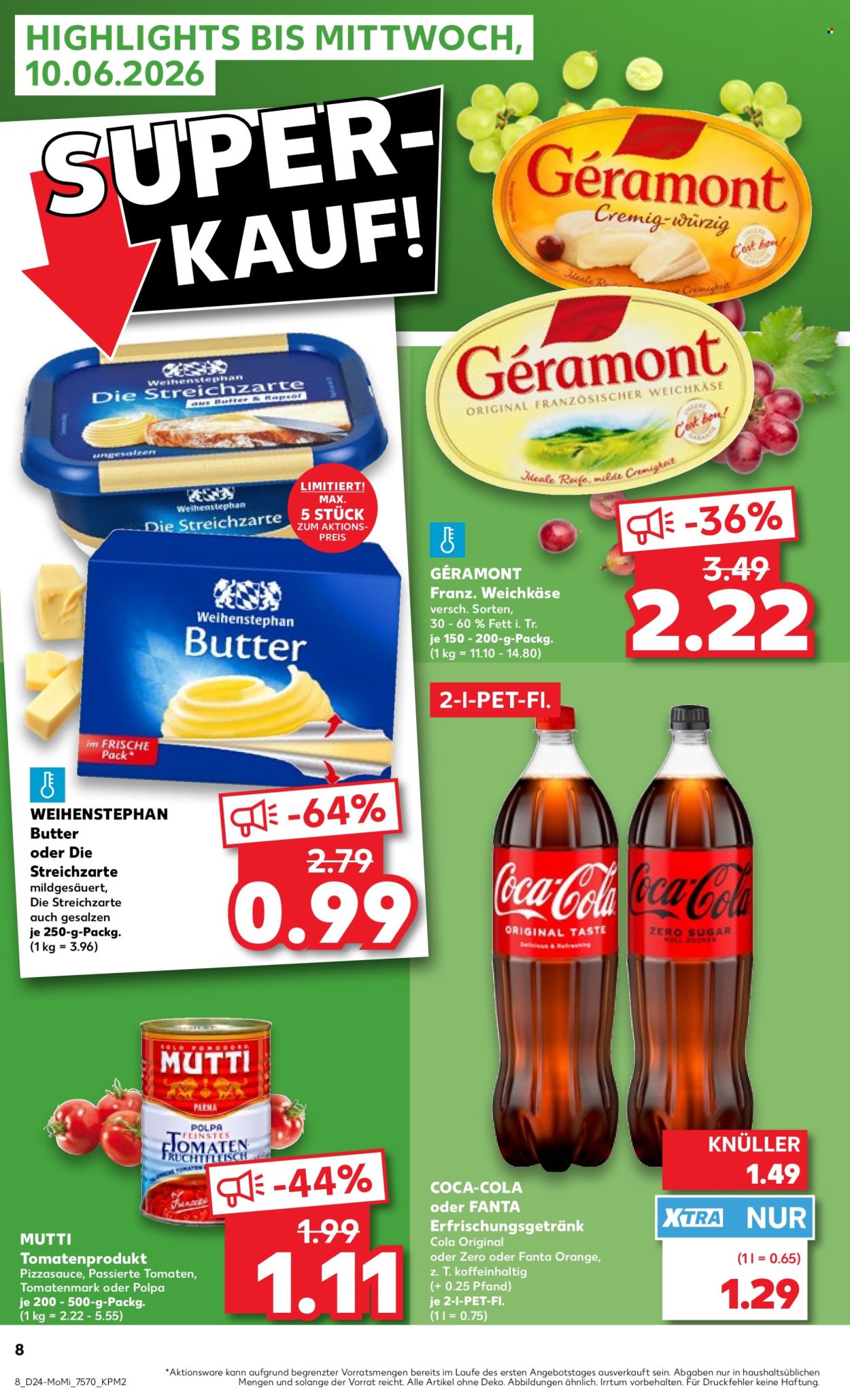 Kaufland Prospekte  - 8.06.2026 - 10.06.2026. Seite 8