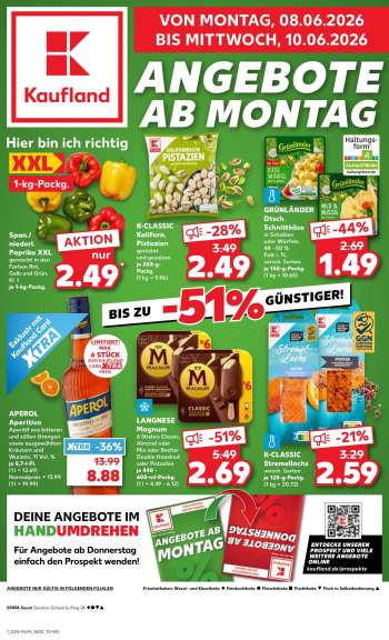 Prospekte Kaufland - 8.06.2026 - 10.06.2026.