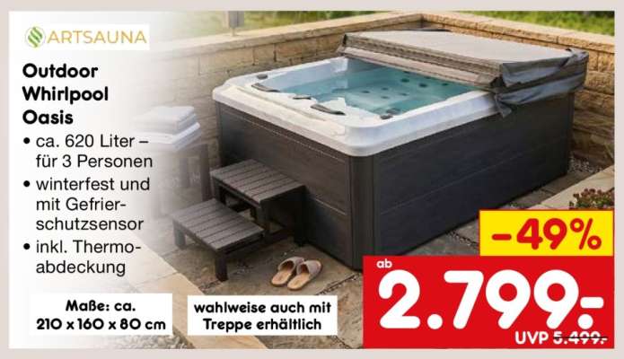 Outdoor-Whirlpool Oasis