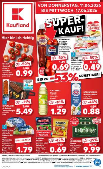 Prospekte Kaufland - 11.06.2026 - 17.06.2026.