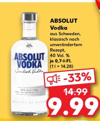 Absolut Vodka*