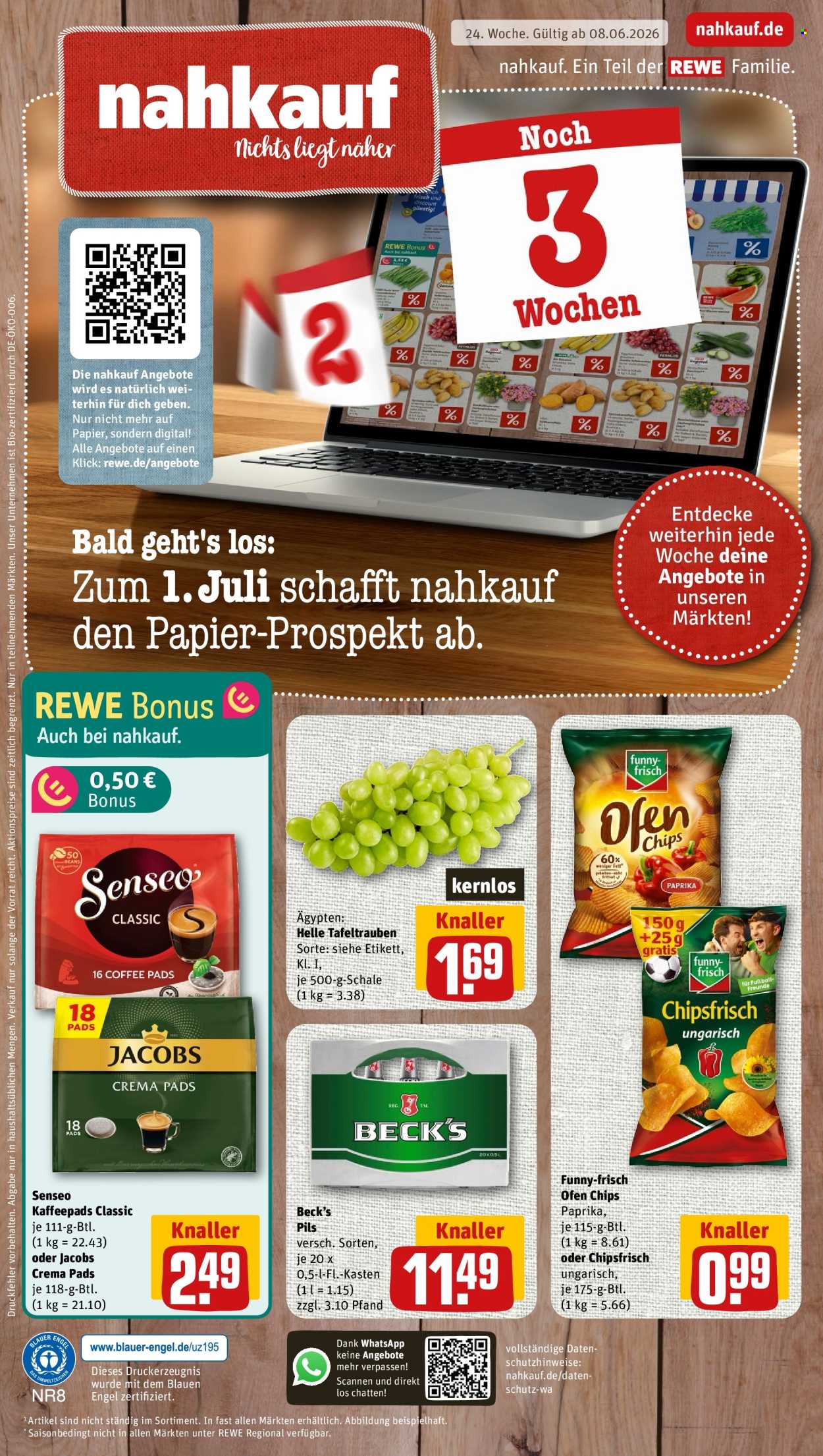 Nahkauf Prospekte  - 8.06.2026 - 13.06.2026. Seite 1