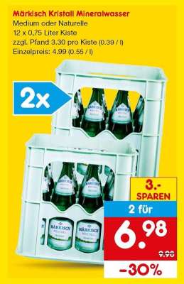 Märkisch Kristall Mineralwasser