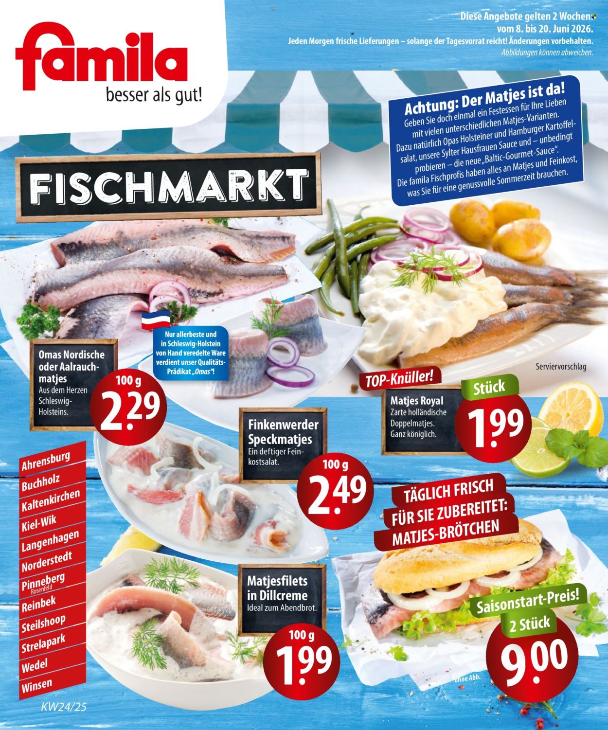 famila Prospekte  - 8.06.2026 - 20.06.2026. Seite 1