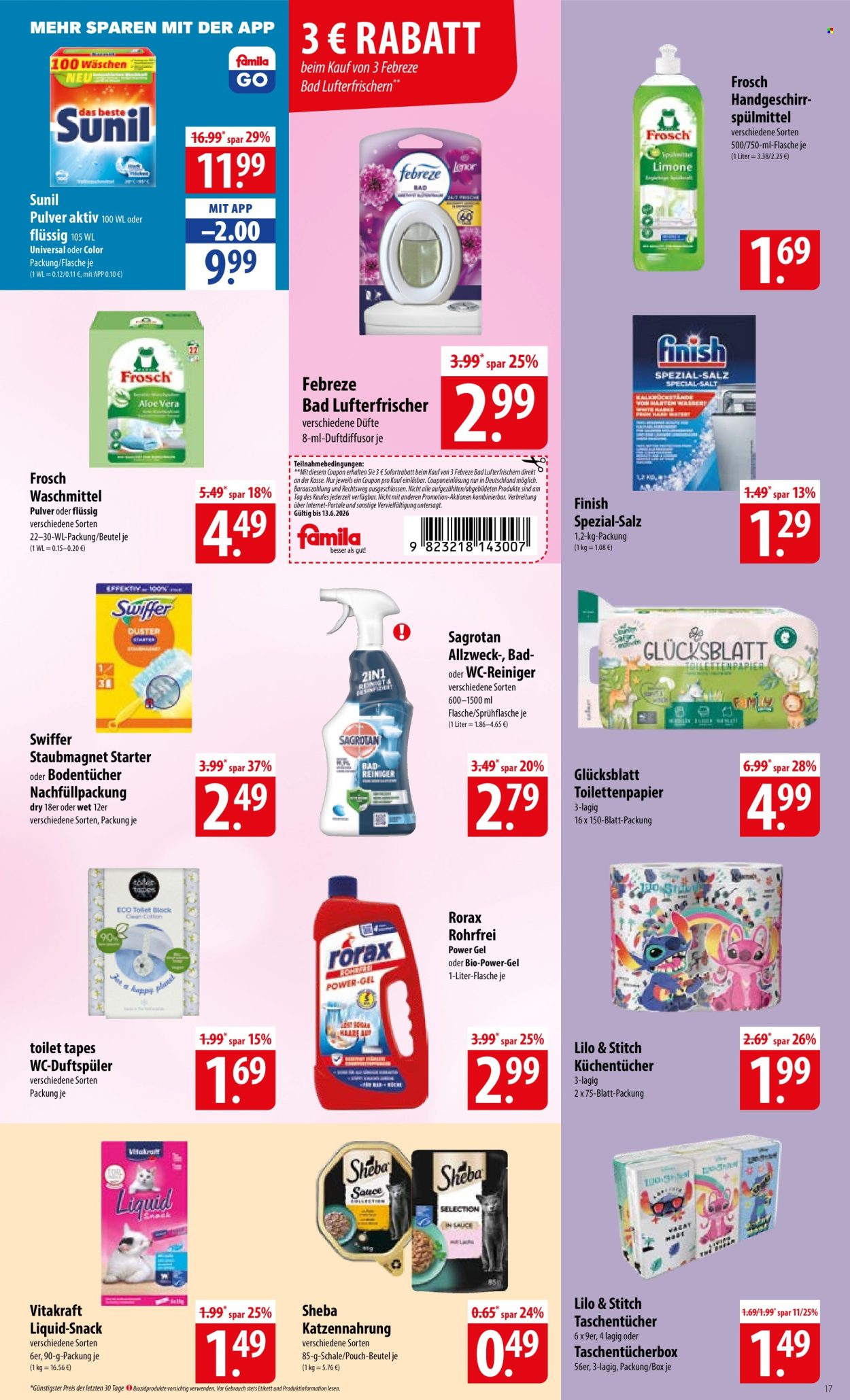 famila Prospekte  - 8.06.2026 - 13.06.2026. Seite 17