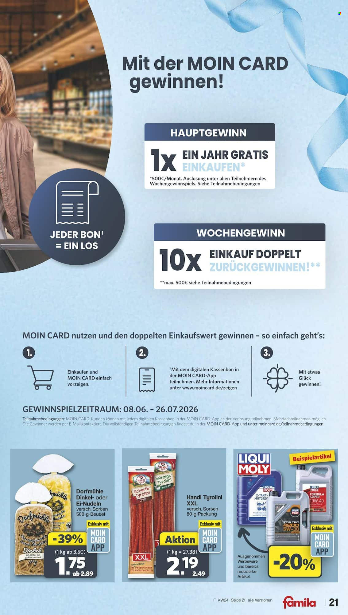 famila Prospekte  - 8.06.2026 - 13.06.2026. Seite 21