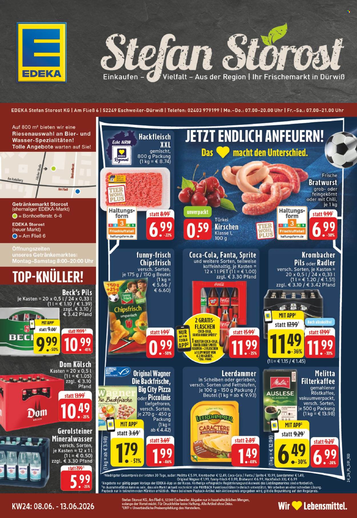 Edeka Prospekte  - 8.06.2026 - 13.06.2026. Seite 1