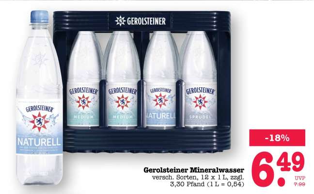 Gerolsteiner Mineralwasser