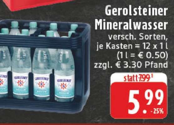 Gerolsteiner Mineralwasser