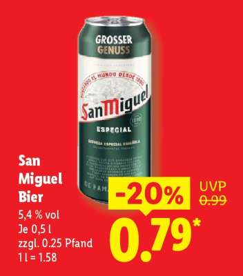 San Miguel Bier