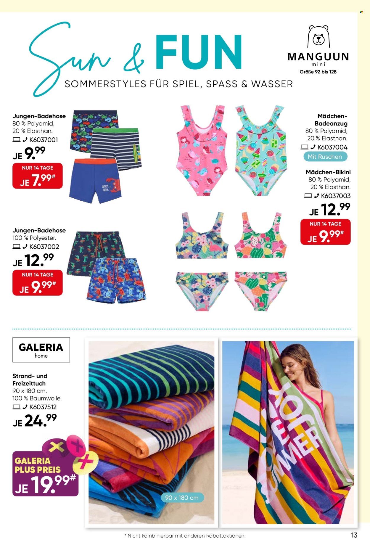 GALERIA Karstadt Kaufhof Prospekte  - 10.06.2026 - 23.06.2026. Seite 13