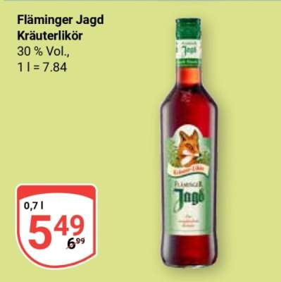 Fläminger Jagd Kräuterlikör