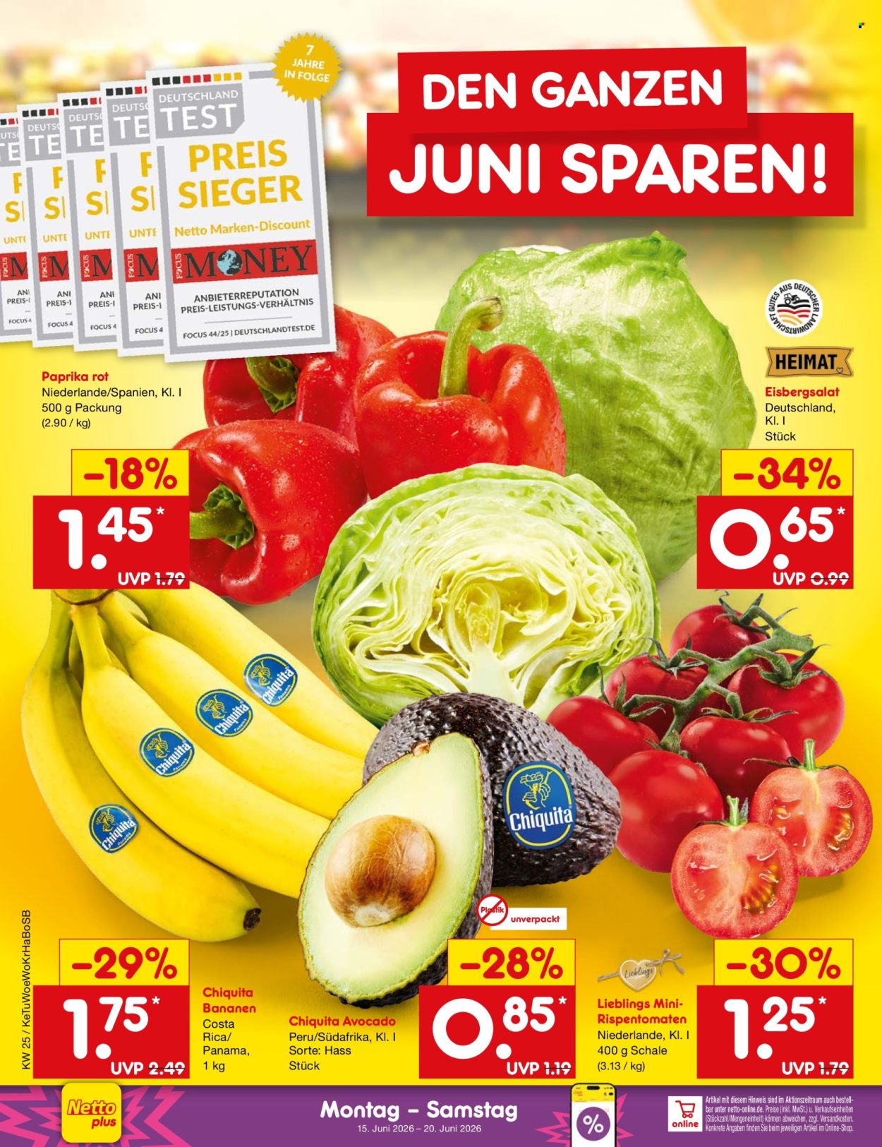 Netto Marken-Discount Prospekte  - 15.06.2026 - 20.06.2026. Seite 8