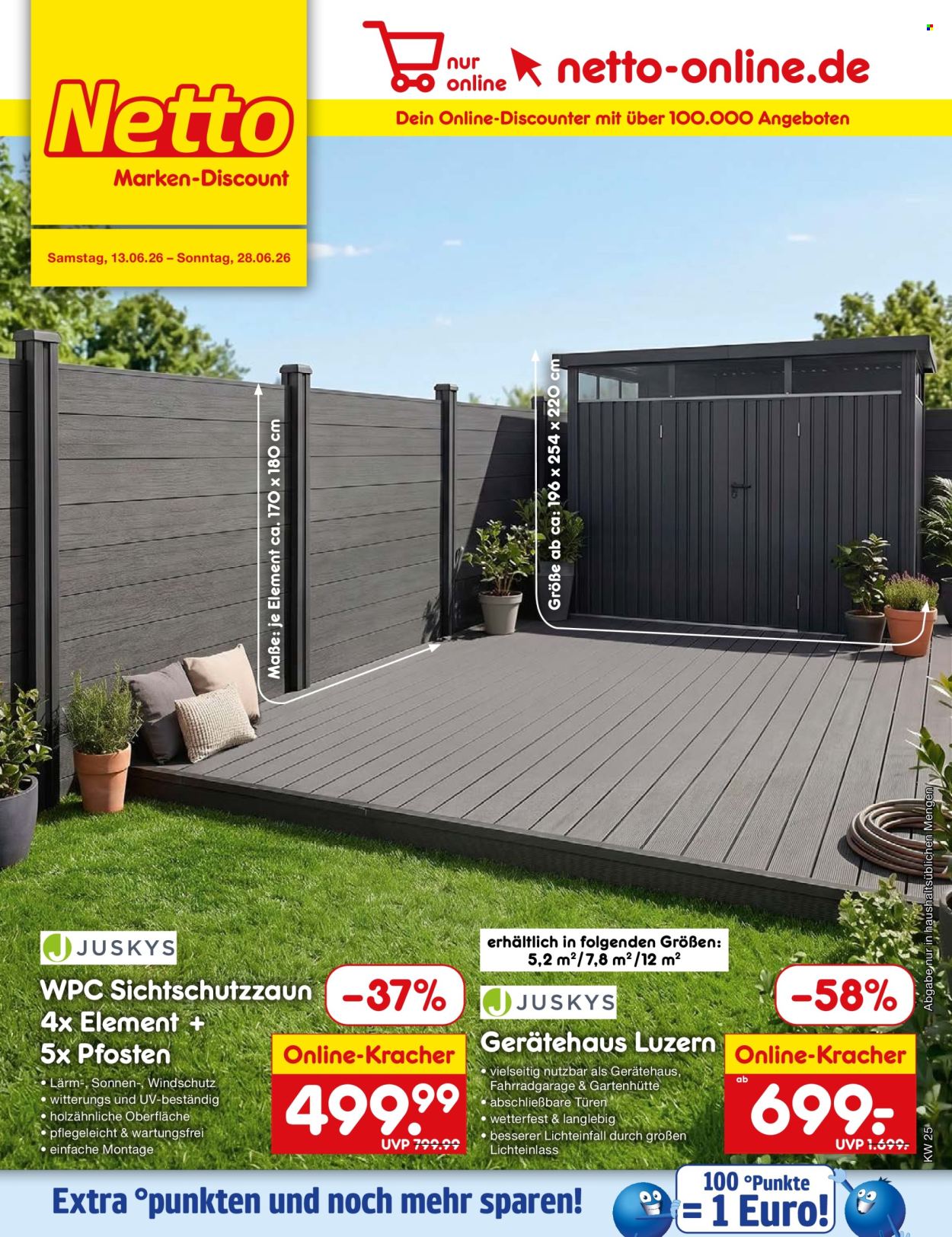 Netto Marken-Discount Prospekte  - 13.06.2026 - 28.06.2026. Seite 1