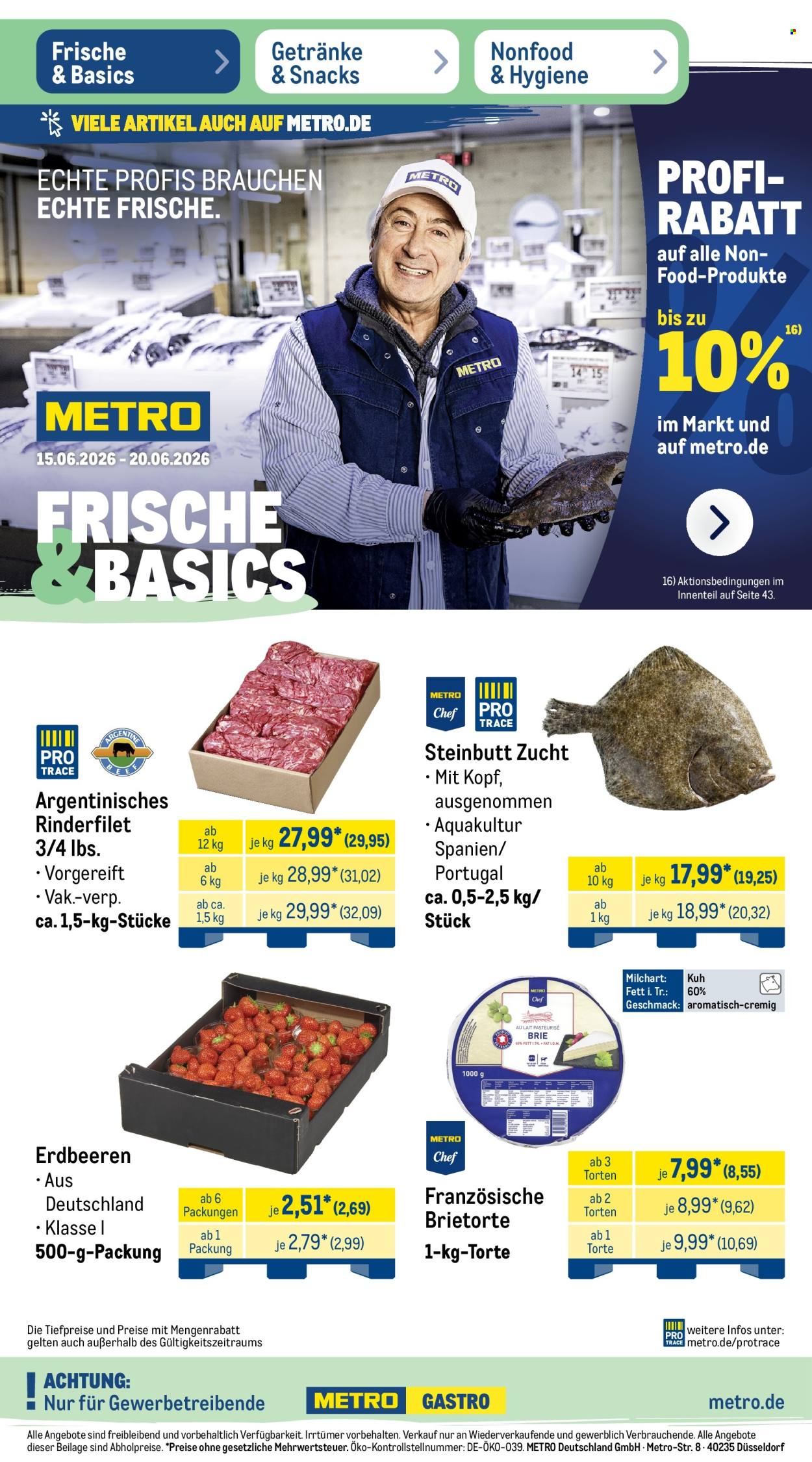 Metro Prospekte  - 15.06.2026 - 20.06.2026. Seite 1