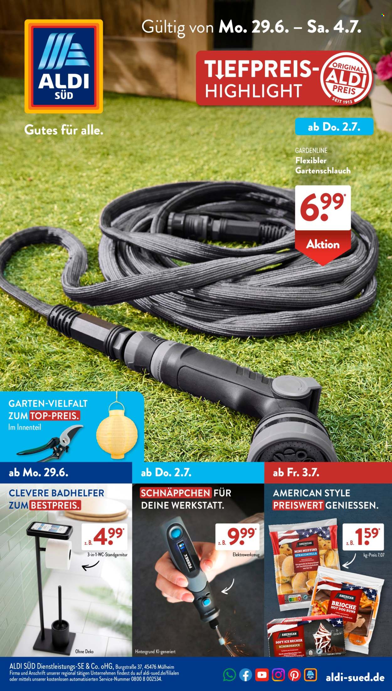 ALDI SÜD Prospekte  - 29.06.2026 - 4.07.2026. Seite 1