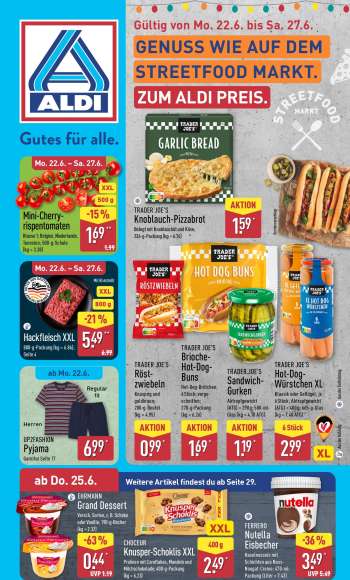 Prospekte ALDI Nord - 22.06.2026 - 27.06.2026.