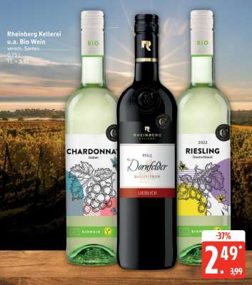 Rheinberg Kellerei u.a. Bio Wein