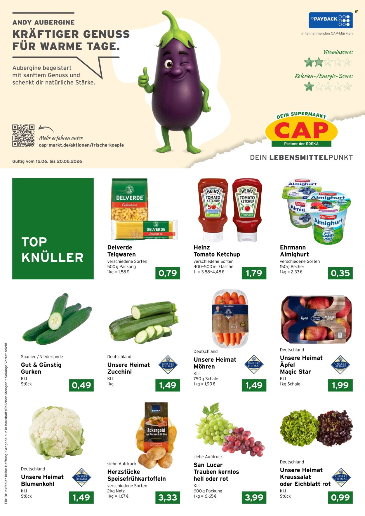 CAP-Markt Prospekte  - 15.06.2026 - 20.06.2026. Seite 1