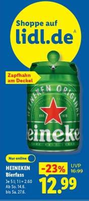 HEINEKEN Bierfass