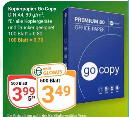 Kopierpapier »Go Copy«