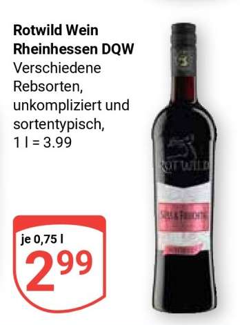Rotwild Wein Rheinhessen DQW