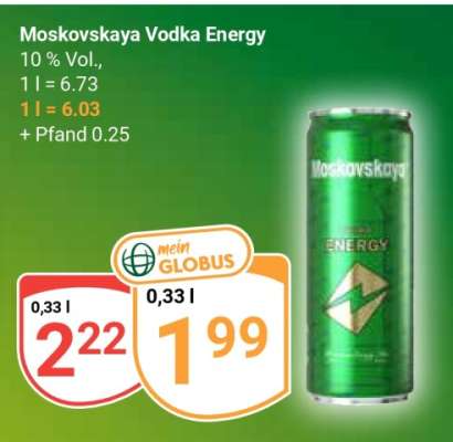 Moskovskaya Vodka Energy