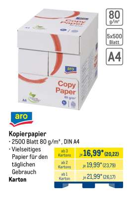 aro Kopierpapier