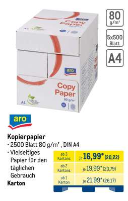 aro Kopierpapier