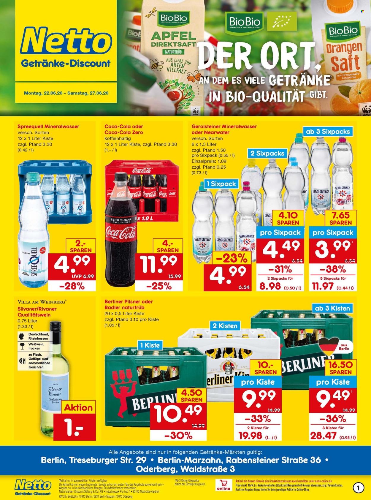 Netto Marken-Discount Prospekte  - 22.06.2026 - 27.06.2026. Seite 1