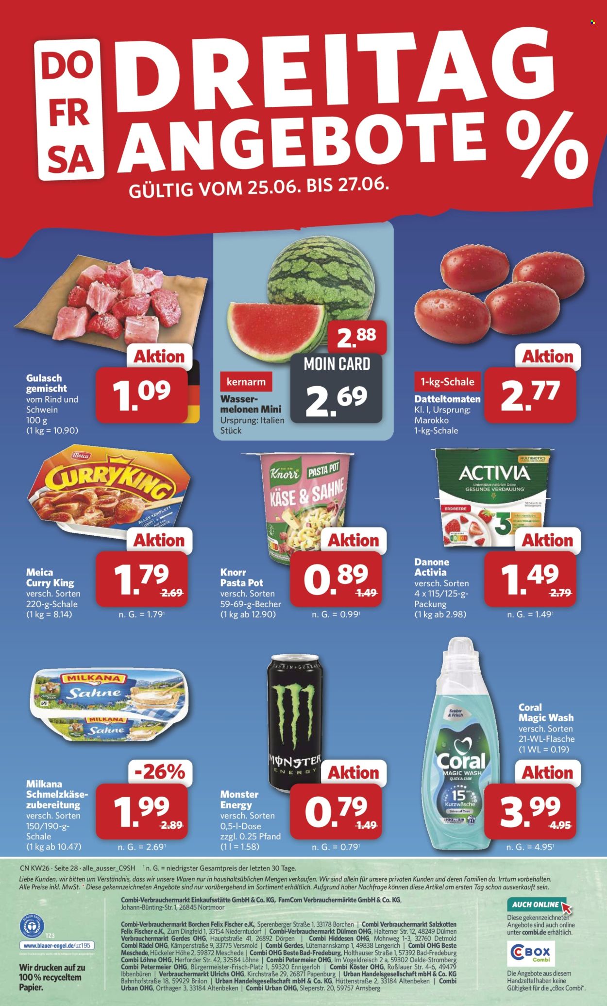 Combi Prospekte  - 22.06.2026 - 27.06.2026. Seite 33