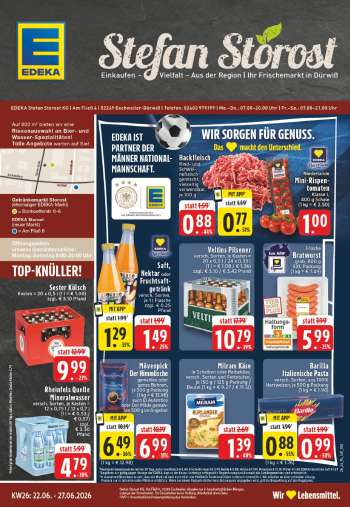 Prospekte Edeka - 22.06.2026 - 27.06.2026.