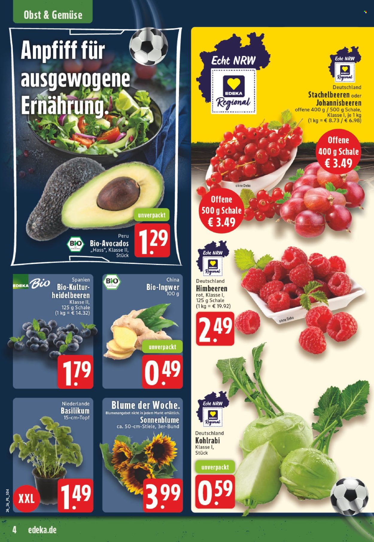 Edeka Prospekte  - 22.06.2026 - 27.06.2026. Seite 4