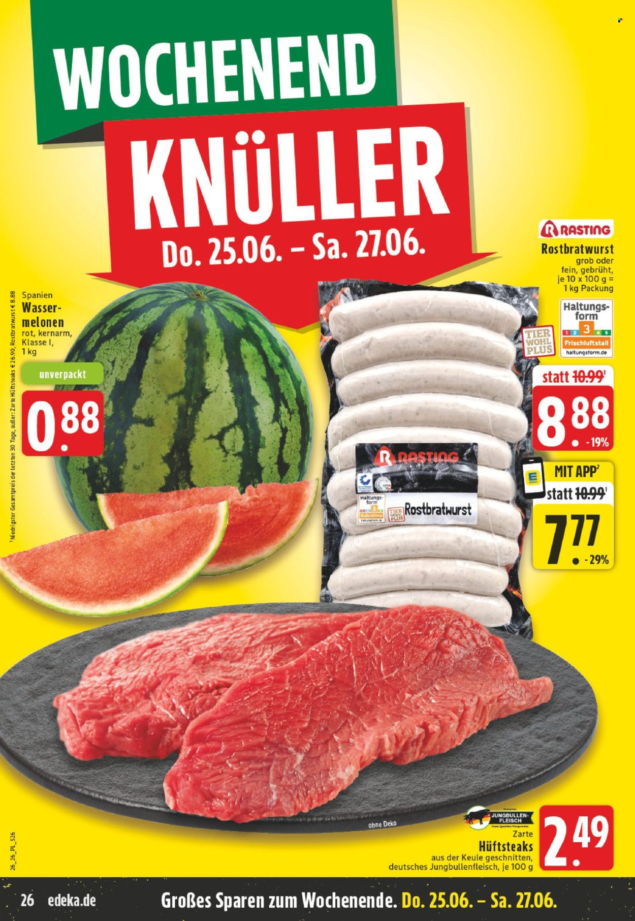 Edeka Prospekte  - 22.06.2026 - 27.06.2026. Seite 26