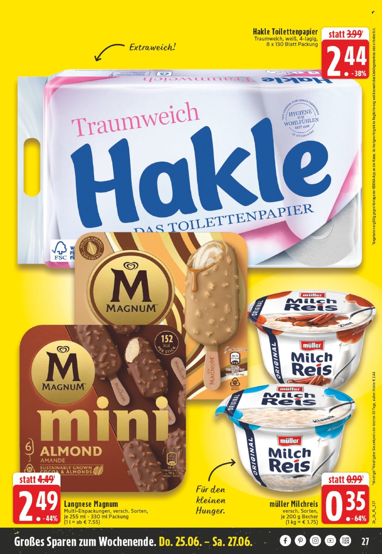 Edeka Prospekte  - 22.06.2026 - 27.06.2026. Seite 27