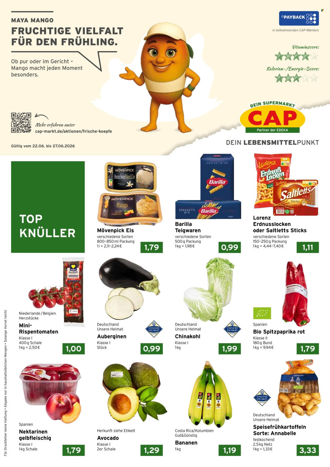 CAP-Markt Prospekte  - 22.06.2026 - 27.06.2026. Seite 1