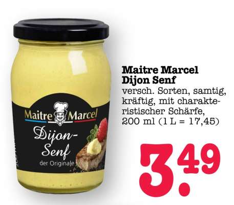 Maitre Marcel Dijon Senf